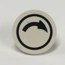 TER NPA DISC INSERT - WHITE WITH 1x R/H ARROW ROTATE