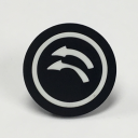 TER NPA DISC INSERT - BLACK WITH 2x LEFT ROTATE ARROWS