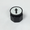 TER CHARLIE/ALPHA DISC (Dual Button) - WHITE WITH 1-SPEED ARROW