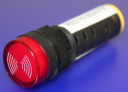 16mm FLASHING BUZZER RED, 12VAC/DC LED, SCREW TERMINALS IP40