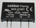 CELDUC SSR FOR PCBs, 12-275VAC 4A, Ctrl 7-30VDC, INDUCTIVE LOADS *** END OF LINE PRODUCT - while stocks last ***