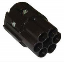 TEEPLUG INSERT 6P MALE FOR TH408-409 PLUG 17.5A 400V SCREW