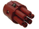 TEEPLUG INSERT 6P FEMALE FOR TH408-409 PLUG 17.5A 400V SCREW