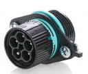 TEEPLUG PANEL MINI-PLUG 5P SCREW FIXING QC 17.5A IP68