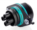 TEEPLUG PANEL MINI-SOCKET 4P SCREW FIXING QC 17.5A IP68
