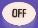 22mm PLASTIC SYMBOL FOR PUSHBUTTON - OFF