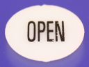 22mm PLASTIC SYMBOL FOR PUSHBUTTON - OPEN