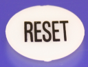 22mm PLASTIC SYMBOL FOR PUSHBUTTON - RESET