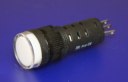 16mm INDICATING LIGHT RED/GREEN, 220VAC LED, SOLDER TERMINALS IP40