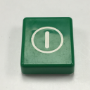 TER SPA BUTTON DISC - GREEN WITH START SYMBOL (PRTA101XPI)