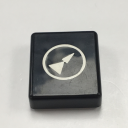 TER SPA BUTTON DISC - BLACK WITH ANGLE 2-SPEED ARROW (PRTA110XPI)