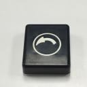 TER SPA BUTTON DISC - BLACK WITH LFT ROTATE ARROW (PRTA111XPI)