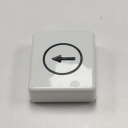 TER SPA BUTTON DISC - WHITE WITH LEFT/RHT ARROW (PRTA117XPB)