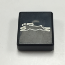 TER SPA BUTTON DISC - BLACK WITH HARE (PRTA118XPI)