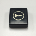 TER SPA BUTTON DISC - BLACK WITH LEFT/RT 2-SPEED (PRTA121XPI)
