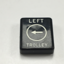 TER SPA BUTTON DISC - BLACK WITH LEFT TROLLEY (PRTA176IPI)