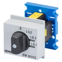 GEWISS 90AM VOLTMETER SEL SWITCH 16A 690V - PHASE-PHASE 4POS (3M)
