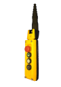 TER MIKE PENDANT 4-WAY:  2x 1-SPEED 1NO BUTTONS w/SYMBOLS + 1NO BUTTON  (1x HORN/START) + E/STOP 1NC