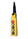 TER MIKE PENDANT 5-WAY:  2x 1-SPEED 1NO BUTTONS + 2x 2-SPEED 2NO1NC BUTTONS + E/STOP 1NC