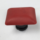TER VICTOR ONLY MUSHROOM PUSHBUTTON - LARGE RECTANGULAR RED (FOR SINGLE HOLE ENCL)