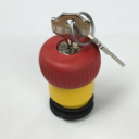 TER MIKE/VICTOR MUSHROOM PUSHBUTTON - E/STOP RED KEY RELEASE