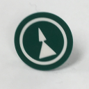 TER MIKE/VICTOR DISC INSERT - GREEN WITH DOUBLE ARROW