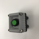 TER VICTOR CONTROL STN GREY 1 HOLE - 1NO GREEN BUTTON