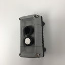 TER VICTOR CONTROL STN GREY 2 HOLE - 1 x 1NO BLACK + 1NO WHITE BUTTONS