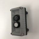 TER VICTOR CONTROL STN GREY 2 HOLE - 1 x 2NO UP ARROW + 2NO DOWN ARROW BUTTONS