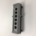 TER VICTOR CONTROL STN GREY 6 HOLES - EMPTY BODY