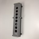 TER VICTOR CONTROL STN GREY 8 HOLES - EMPTY BODY