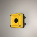 TER VICTOR CONTROL STN YELLOW 1 HOLE - EMPTY BODY