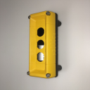 TER VICTOR CONTROL STN YELLOW 3 HOLES - EMPTY BODY