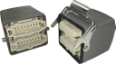 WESTEC COMPLETE SET, 32B 32P+E 16A - STR HOOD TO HOOD CONNECTORS M40 GLANDS 1 LEVER, METAL
