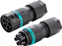 TEEPLUG KIT MINI-CONNECTOR PLUG-SOCKET 5P 17.5A D6.0 - 13.5MM  IP68