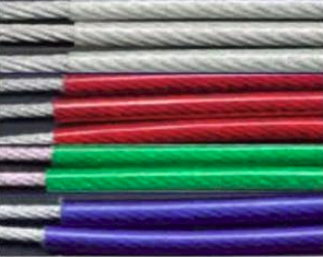 WIRE ROPE 2.5-4mm PVC COATED GALVANISED - RED (BREAK LOAD 346KG ...