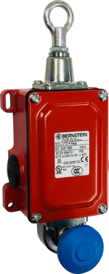 BERNSTEIN SID PULL ROPE SWITCH 200N, 1-DIRECTION, METAL BODY WITH RESET ...