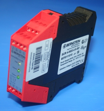 BERNSTEIN SAFETY CONTROL RELAY TO CAT 4, 3N/O SAFETY OUTPUTS, START ...