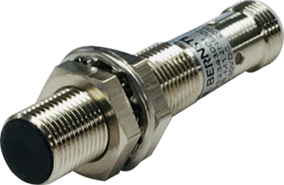 BERNSTEIN INDUCTIVE SENSOR METAL M12, NPN, N/O, FLUSH, 2mm SENSING, M12